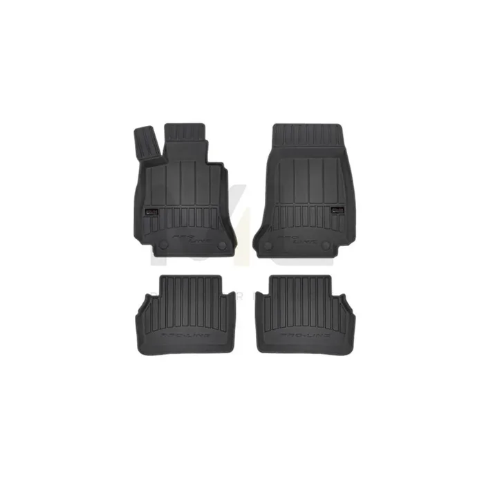 FROGUM Tailored 3D407695 Floor mat set suitable for MERCEDES-BENZ E-Class Saloon (W213) Elastomer, Front and Rear, Quantity 4, Black, (LHD)