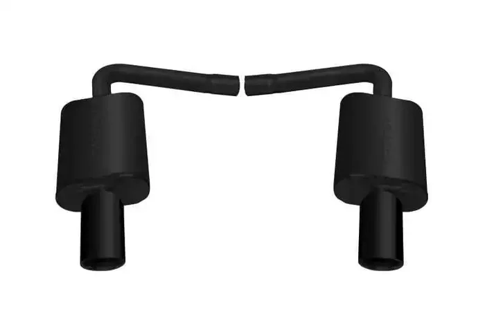 Gibson 11-18 Ford Explorer Base 3.5L 2.25in Axle-Back Dual Exhaust – Black Elite