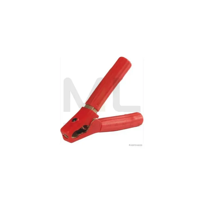 HERTH+BUSS ELPARTS 52289614 Crocodile clip with earth strap, with screw connection, Length 158mm
