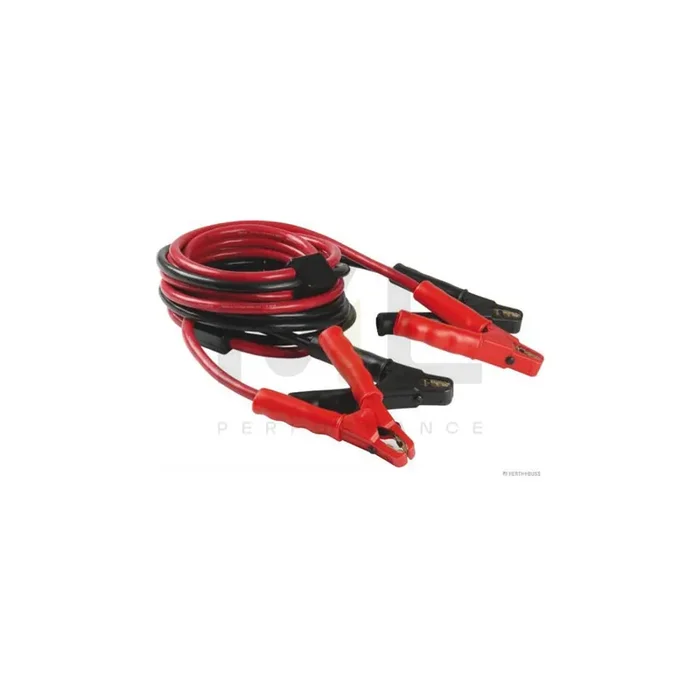 HERTH+BUSS ELPARTS 52289782 Jump leads with cast iron insert, with earth strap, with steel plate pliers, with overvoltage protection, with storage bag, 600A