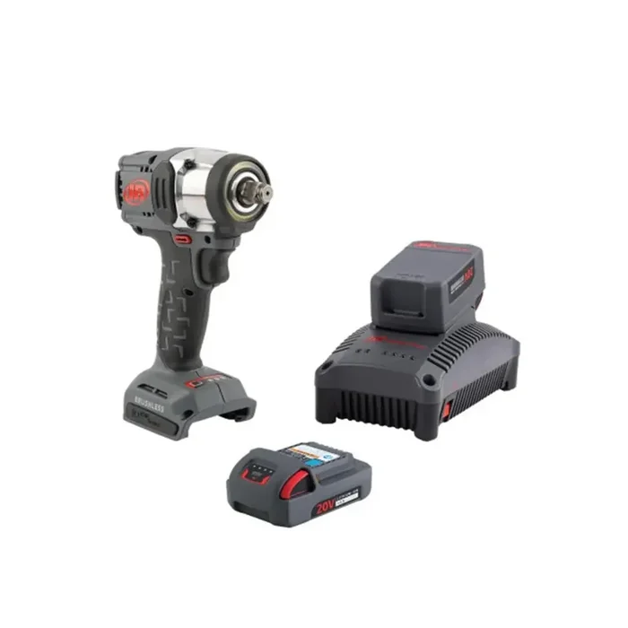 Ingersoll Rand 20V 1/2 Cordless Inch Impact Wrench – 2-Battery Kit and Charger