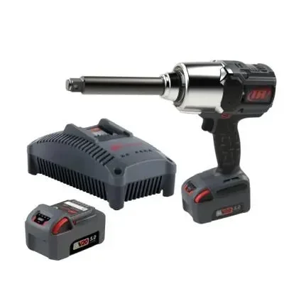 Ingersoll Rand 3/4″ 20V Cordless Impact Wrench 2 Battery Kit, 2000 ft-lb Torque, 6″ Extended Anvil, Friction Ring, Pistol