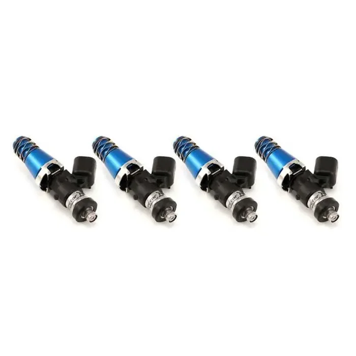 Injector Dynamics 1700cc Injectors – 60mm Length – 11mm Blue Top – Denso Lower Cushion (Set of 4)