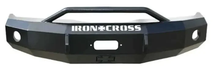 Iron Cross 15-17 Ford F-150 Heavy Duty Push Bar Front Bumper – Matte Black