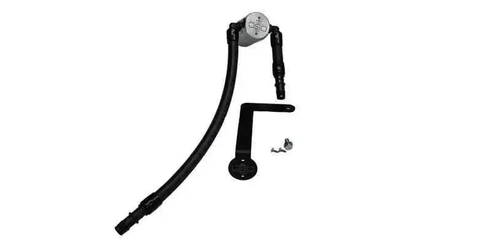 J&L 03-04 Mercury Marauder Passenger Side Oil Separator 3.0 – Clear Anodized