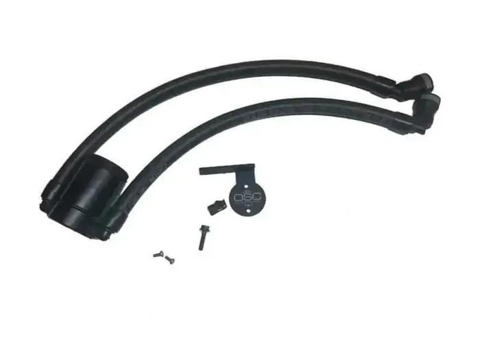 J&L 11-14 Ford F-150/Ford F-150 Raptor 6.2L Passenger Side Oil Separator 3.0 – Black Anodized