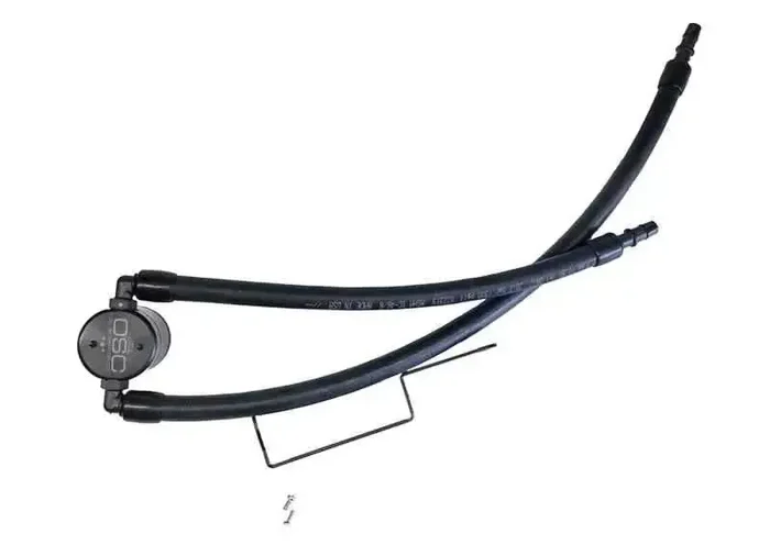 J&L 11-19 Jeep Grand Cherokee 5.7L Passenger Side Oil Separator 3.0 – Black Anodized