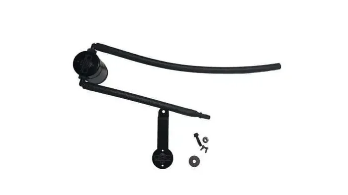 J&L 86-93 Ford Mustang 5.0 302 Passenger Side Oil Separator 3.0 – Black Anodized