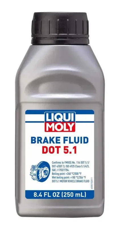 LIQUI MOLY 250mL Brake Fluid DOT 5.1 – Case of 24
