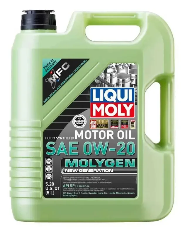 LIQUI MOLY 5L Molygen New Generation 0W20 – Case of 4