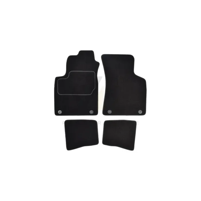 MAMMOOTH A041 AUD250 PRM 01 Floor mat set for AUDI TT Coupe (8N3) Textile, Front and Rear, Quantity 4, Black