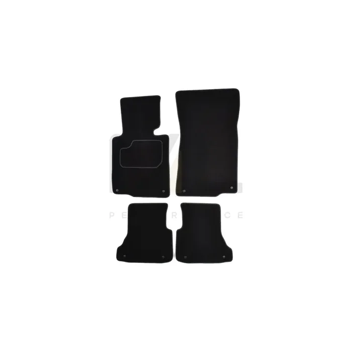 MAMMOOTH A041 BM85 PRM 01 Floor mat set for BMW 3 Convertible (E46) Textile, Front and Rear, Quantity 4, Black