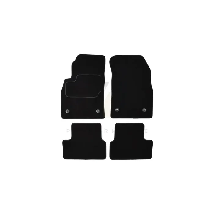 MAMMOOTH A041 CHE40 PRM 01 Floor mat set for CHEVROLET CRUZE Textile, Front and Rear, Quantity 4, Black