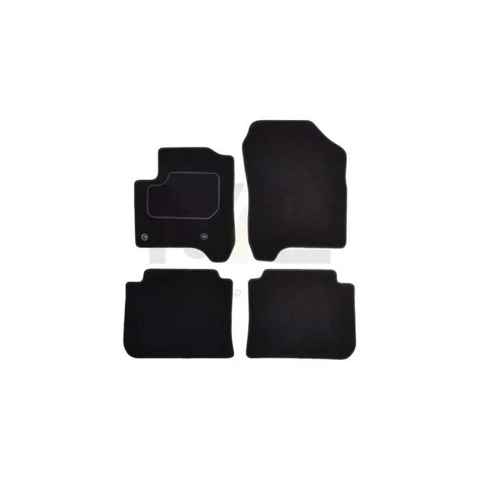 MAMMOOTH A041 CIT105 PRM 01 Floor mat set for CITROﾃ起 C3 Picasso Textile, Front and Rear, Quantity 4, Black