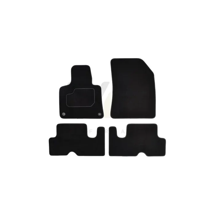 MAMMOOTH A041 CIT130 PRM 01 Floor mat set for CITROﾃ起 C4 Textile, Front and Rear, Quantity 4, Black