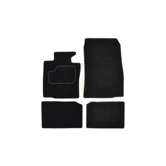 MAMMOOTH A041 MIN50 PRM 01 Floor mat set for MINI Paceman (R61) Textile, Front and Rear, Quantity 4, Black