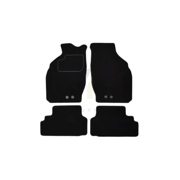 MAMMOOTH A041 OPL15 PRM 01 Floor mat set for OPEL Agila A (H00) Textile, Front and Rear, Quantity 4, Black