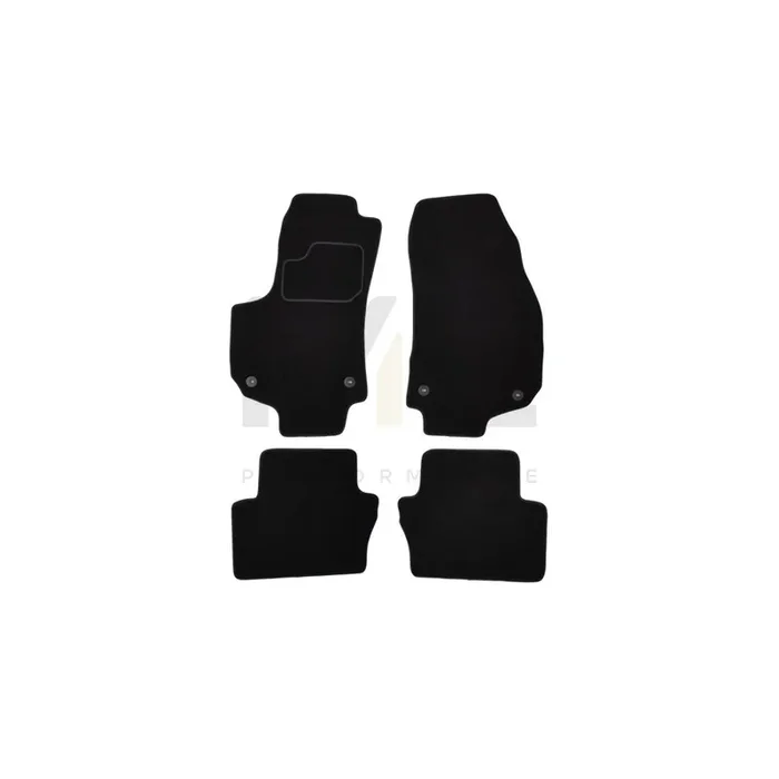 MAMMOOTH A041 OPL340 PRM 01 Floor mat set for OPEL Zafira B (A05) Textile, Front and Rear, Quantity 4, Black