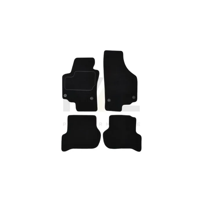 MAMMOOTH A041 SET45 PRM 01 Floor mat set for SEAT Altea XL (5P5, 5P8) Textile, Front and Rear, Quantity 4, Black