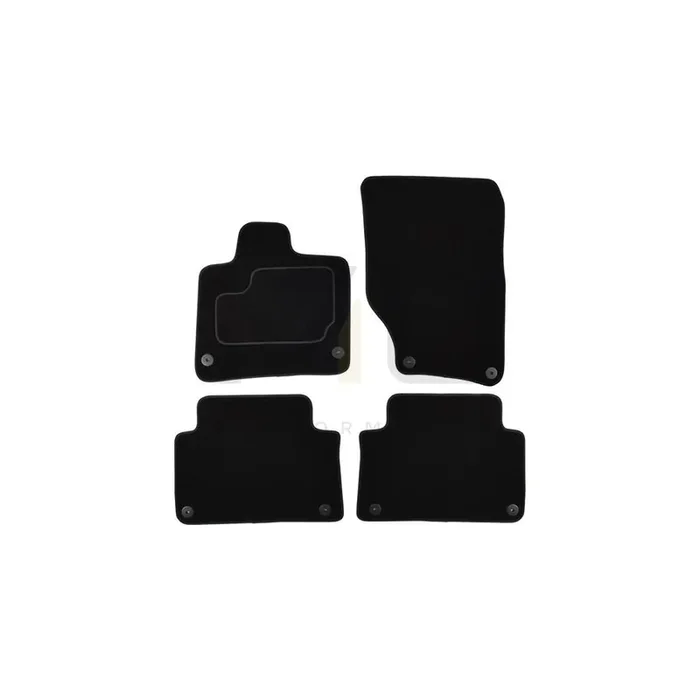 MAMMOOTH Tailored A041 AUD240 PRM 01 Floor mat set for AUDI Q7 (4LB) Textile, Front and Rear, Quantity 4, Black