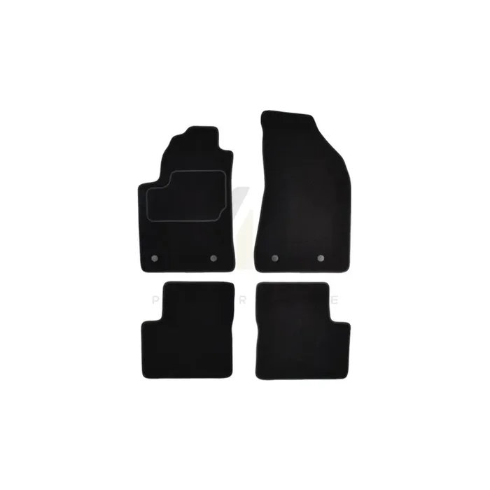 MAMMOOTH Tailored A041 FIA60 PRM 01 Floor mat set for FIAT Bravo II Hatchback (198) Textile, Front and Rear, Quantity 4, Black