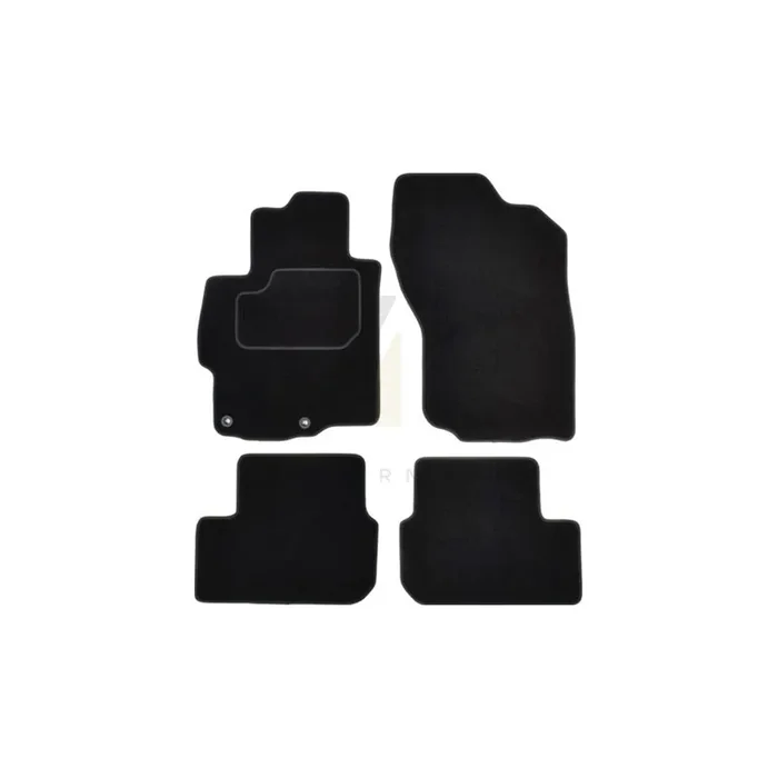 MAMMOOTH Tailored A041 MIT75 PRM 01 Floor mat set for MITSUBISHI Lancer VIII Saloon (CY_A, CZ_A) Textile, Front and Rear, Quantity 4, Black