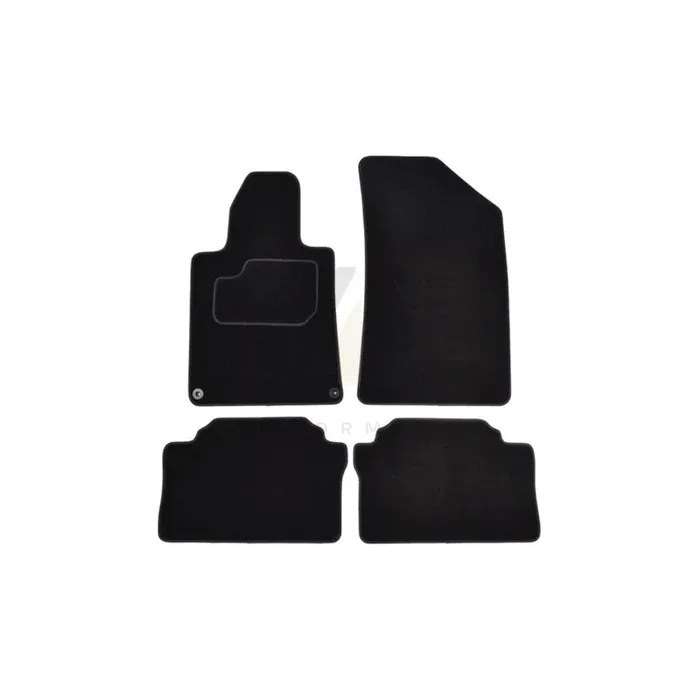 MAMMOOTH Tailored A041 PGT255 PRM 01 Floor mat set for PEUGEOT 508 Textile, Front and Rear, Quantity 4, Black