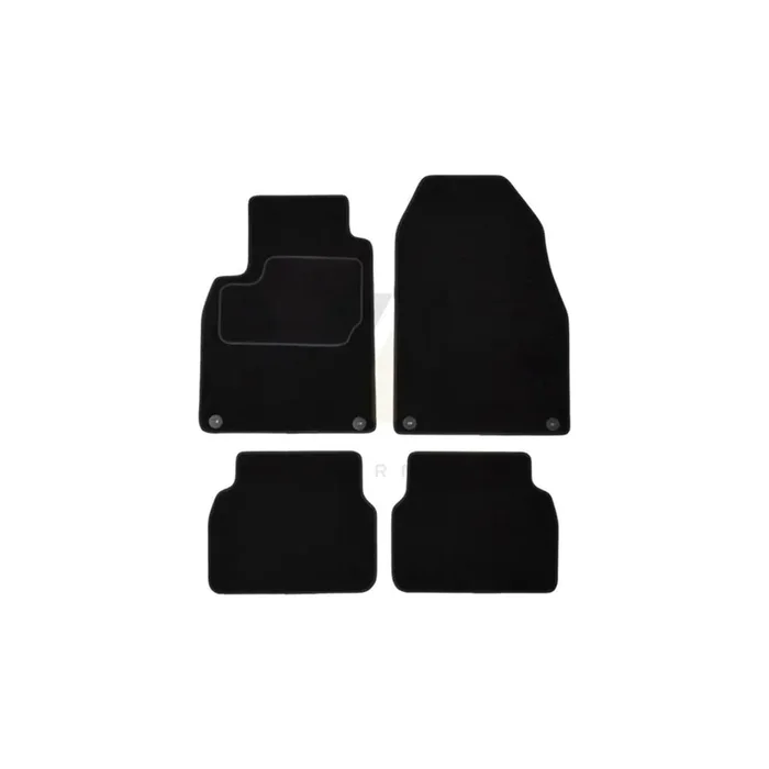 MAMMOOTH Tailored A041 SAB25 PRM 01 Floor mat set for SAAB 9-3 Textile, Front and Rear, Quantity 4, Black