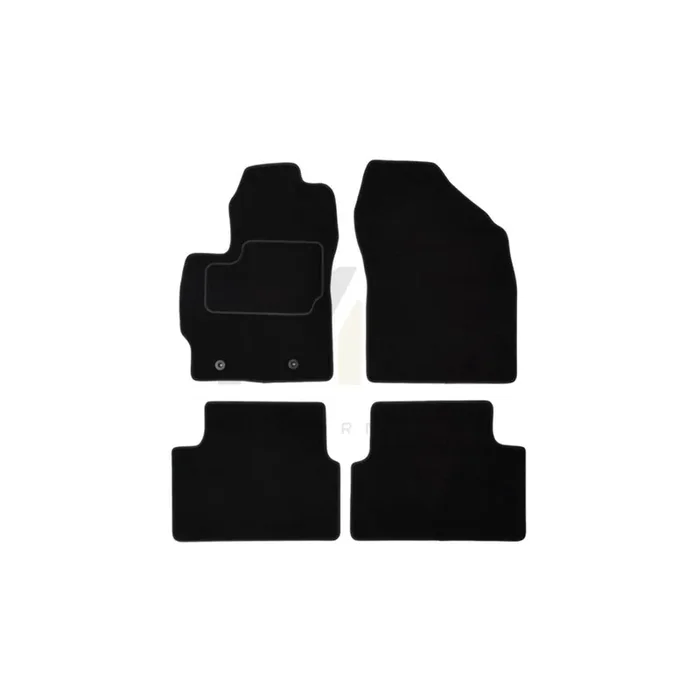 MAMMOOTH Tailored A041 TOY10 PRM 01 Floor mat set for TOYOTA Auris Hatchback (E15) Textile, Front and Rear, Quantity 4, Black