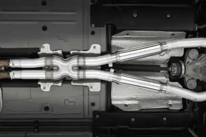 MBRP 15-16 Dodge Challenger RT 5.7L T304 SS 3in Dual Rear Cat-back CF Quad Tips – Street