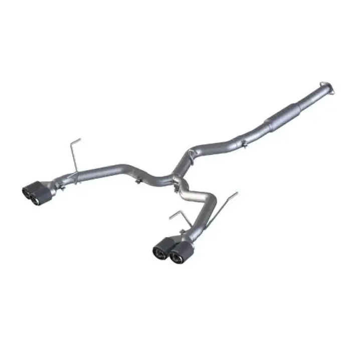 MBRP 15-19 Subaru WRX 2.0L/STI 2.5L 3in Dual Split Rear Exit w/ 3.5″ CF Tips – T304 (Race Version)