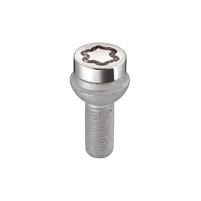 McGard Wheel Lock Bolt Set – 4pk. (Radius Seat) M14X1.5 / 17mm Hex / 26.7mm Shank Length – Chrome