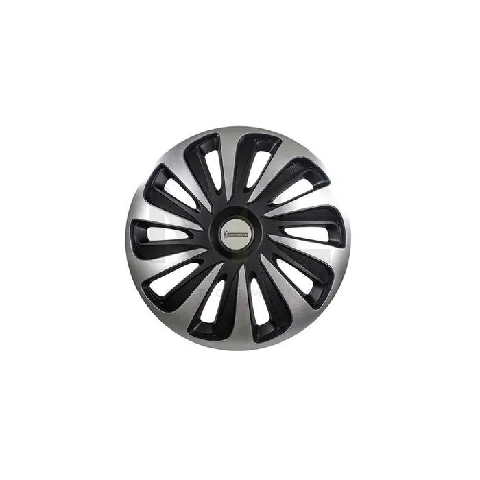 Michelin 009122 Wheel trims 15 Inch Black/Silver