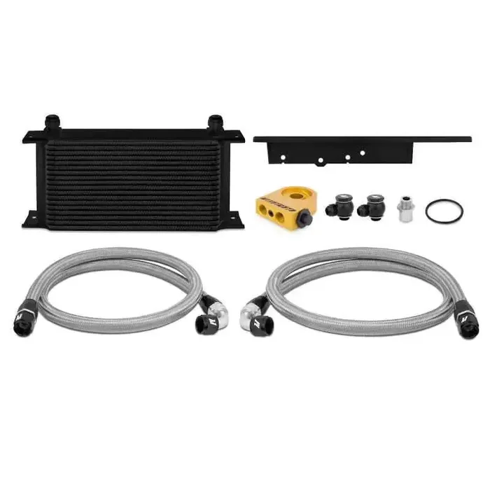 Mishimoto 03-09 Nissan 350Z / 03-07 Infiniti G35 (Coupe Only) Oil Cooler Kit – Thermostatic Black