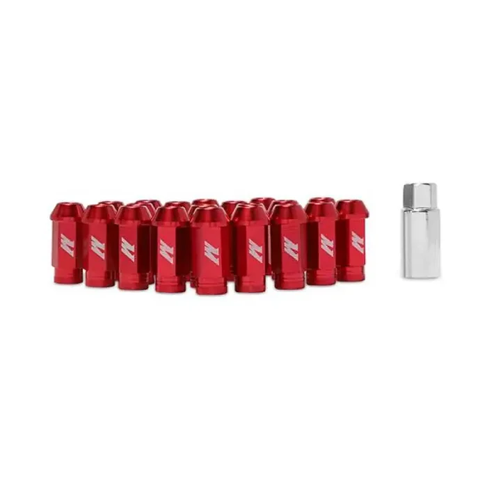 Mishimoto Aluminum Locking Lug Nuts M12 x 1.5 – Red