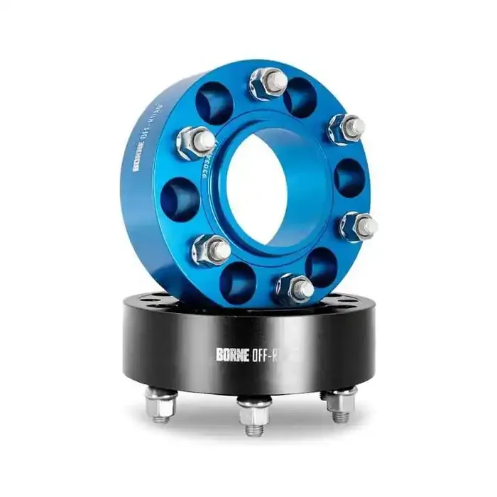 Mishimoto Borne Off-Road Wheel Spacers – 6×139.7 – 106 – 25mm – M12 – Blue