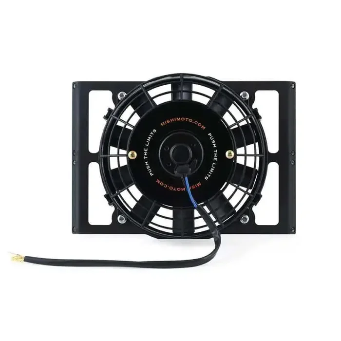 Mishimoto Universal 10in. Heavy-Duty Oil Cooler Fan Shroud – Micro Wrinkle Black