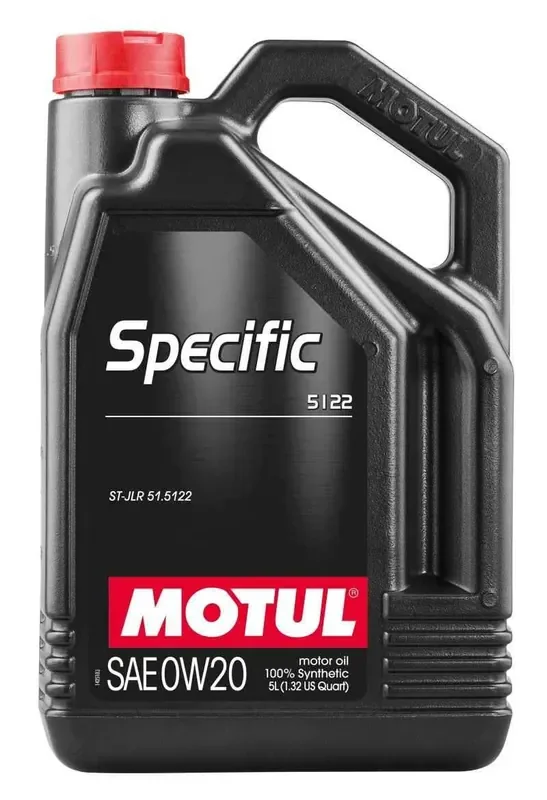 Motul 5L OEM Synthetic Engine Oil ACEA A1/B1 Specific 5122 0W20 – Case of 4