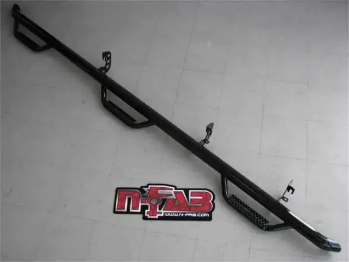 N-Fab Nerf Step 16-17 Nissan Titan XD Crew Cab 6.5ft Bed – Tex. Black – Bed Access – 3in
