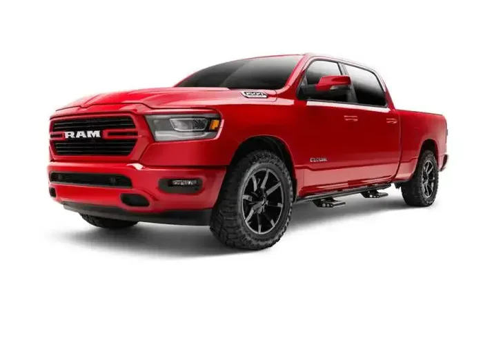 N-Fab RKR Step System 2019 Dodge Ram 1500 Crew Cab All Beds – Tex. Black – Cab Length – 1.75in