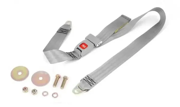 OMIX 13202.30 Lap Seat Belt Gray 87-95 Jeep Wrangler YJ