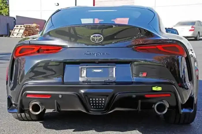 Perrin 2020 Toyota Supra Tow Hook Kit (Rear) – Neon Yellow