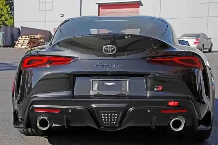 Perrin 2020 Toyota Supra Tow Hook Kit (Rear) – Red