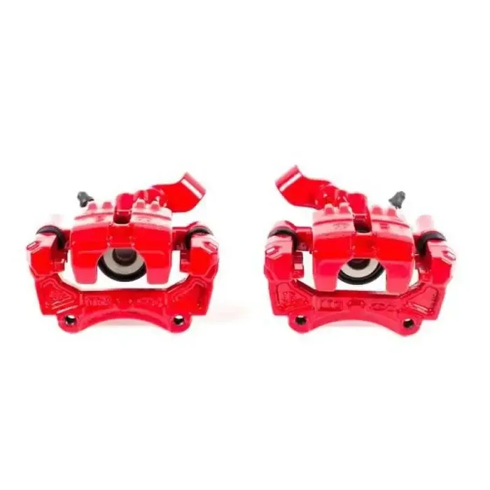 Power Stop 01-05 Mazda Miata Rear Red Calipers w/Brackets – Pair