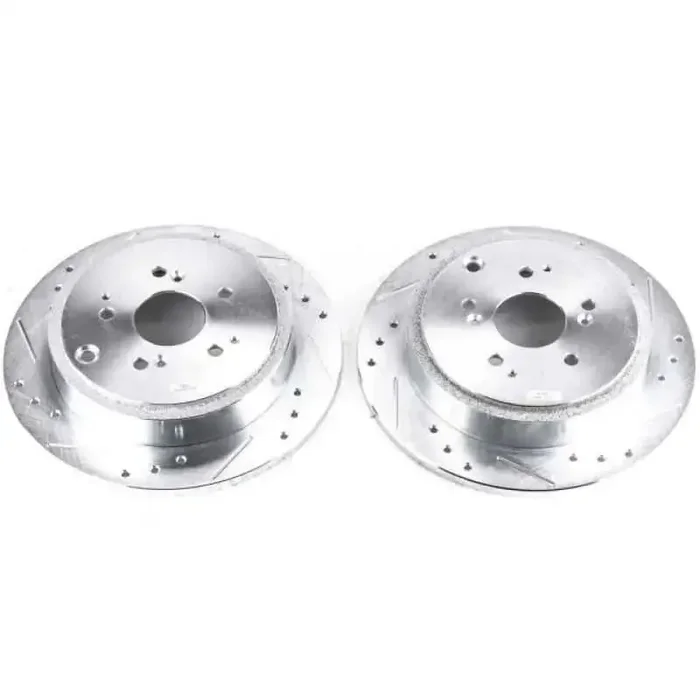 Power Stop 01-06 Acura MDX Rear Evolution Drilled & Slotted Rotors – Pair