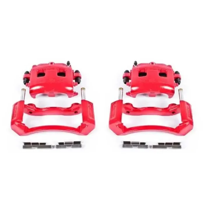 Power Stop 02-05 Dodge Ram 1500 Front Red Calipers w/Brackets – Pair