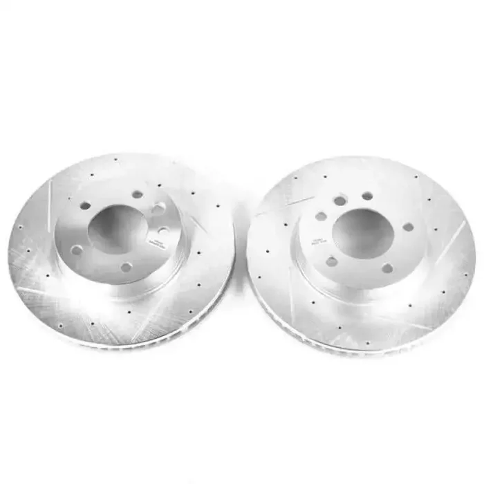 Power Stop 04-06 Porsche Cayenne Front Evolution Drilled & Slotted Rotors – Pair