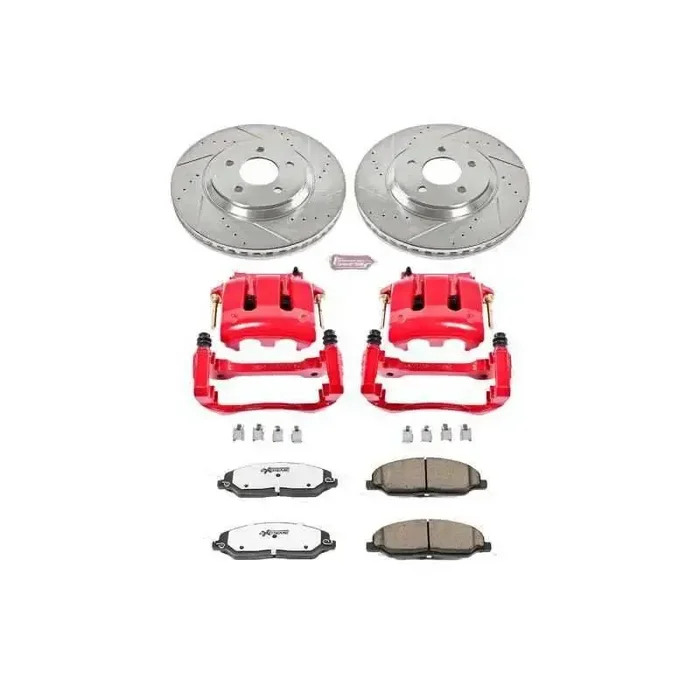 Power Stop 05-10 Ford Mustang Z26 Street Kit w/ Calipers – Front