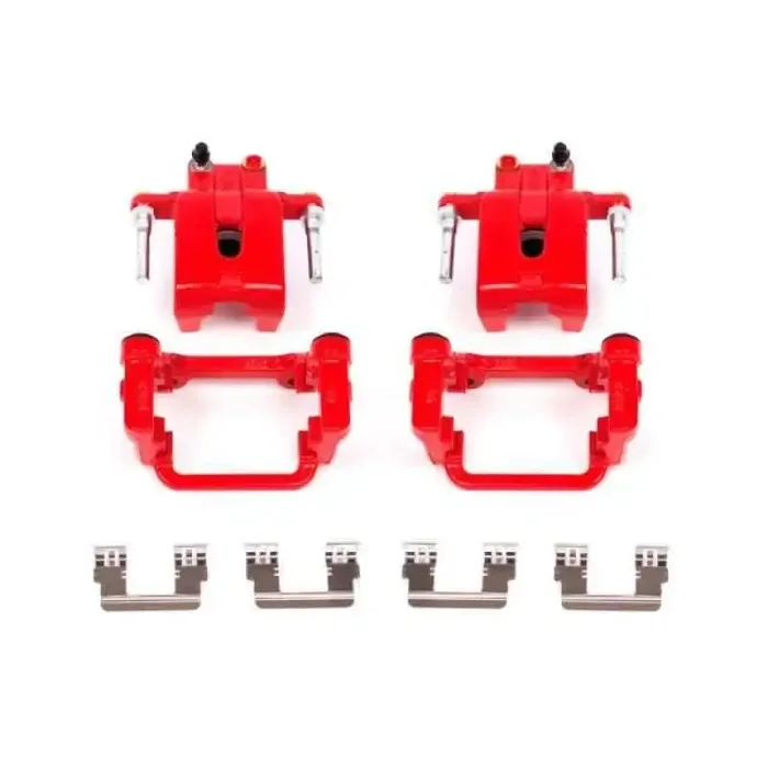 Power Stop 05-19 Chrysler 300 Rear Red Calipers w/Brackets – Pair