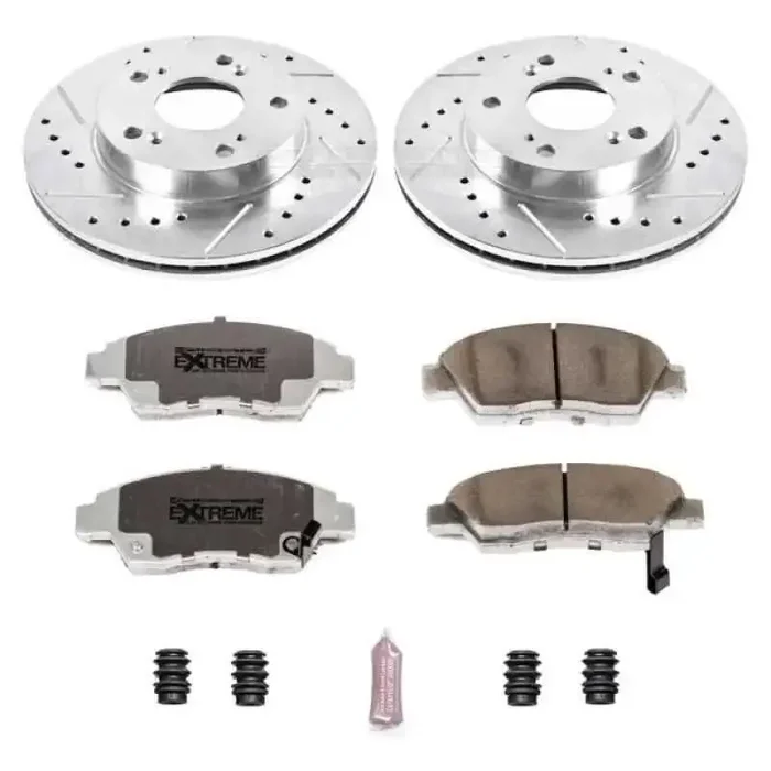 Power Stop 06-11 Honda Civic Front Z26 Street Warrior Brake Kit